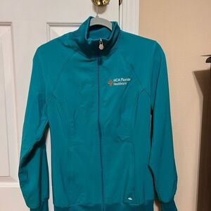 Teal HCA Florida Healthcare Jacket